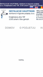 Mobile Screenshot of instalacije-hauptman.si